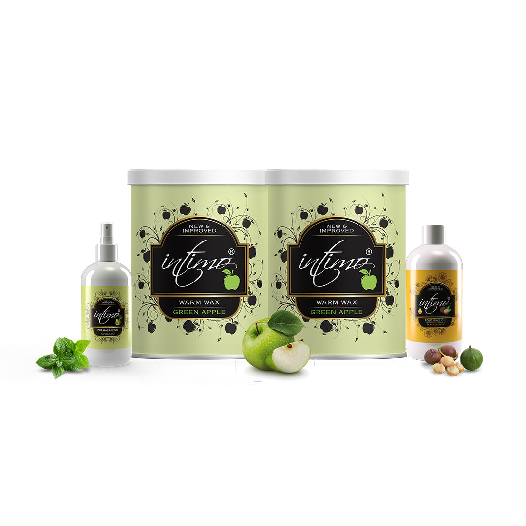 Buy 2 Apple Intimo Warm Wax & Get Free Pre & After Wax Lotion – 100ml